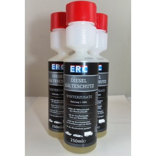 3 x 250 ml  ERC Diesel Kälteschutz 1:1000