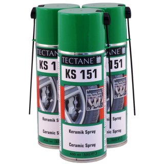 3 x 400ml  Tectane Keramikspray KS 151  ABS Bremsspray von -40°C bis 1400°C