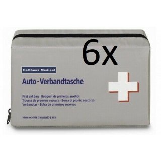 6x KFZ Verbandtasche Holthaus VD ⌛2-2028  mit Maske