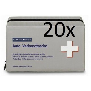 20 x KFZ Verbandtasche Holthaus VD ⌛3-2028  mit Maske