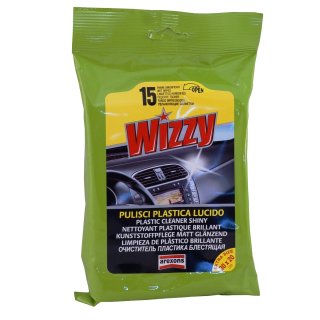 Arexons Wizzy feuchte kunststofftücher glänzend  (15 Stück)