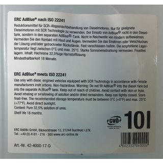 10-L-ERC-AdBlue®-Hochreine-SCR-Harnstoffloesung - ATM Fahrzeug-und We,  12,00 €