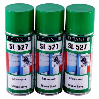 3 x 400ml Tectane Silikonspray SL 527 / Gleitspray und Trennmittel