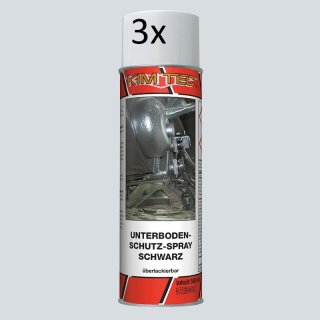 3x500ml UBS schwarz Überlackierbar
