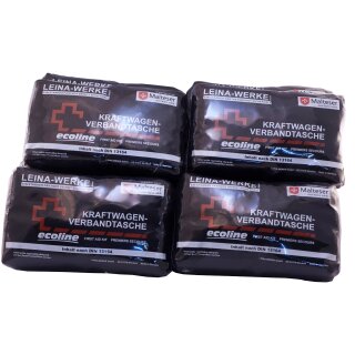 10 x KFZ Verbandtasche Leina Din13164 VD ⌛09-2031
